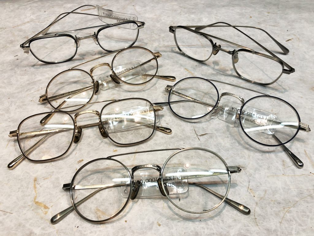 サングラス/メガネ新品未使用「内藤熊八作」 N-052 2 メガネ レンズ交換可能 鯖江メガネ